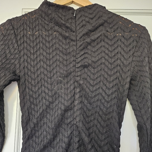 All Saints Knit Mesh Dress - Picture 2 of 4